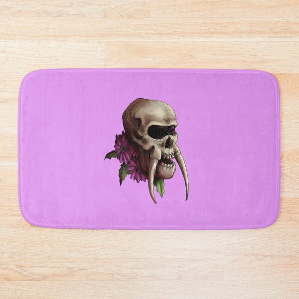 Item preview, Cyclops Skull with Flowers designed and sold by Shadehlyne.