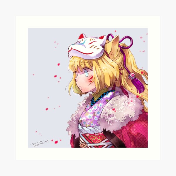 fox festival Art Print