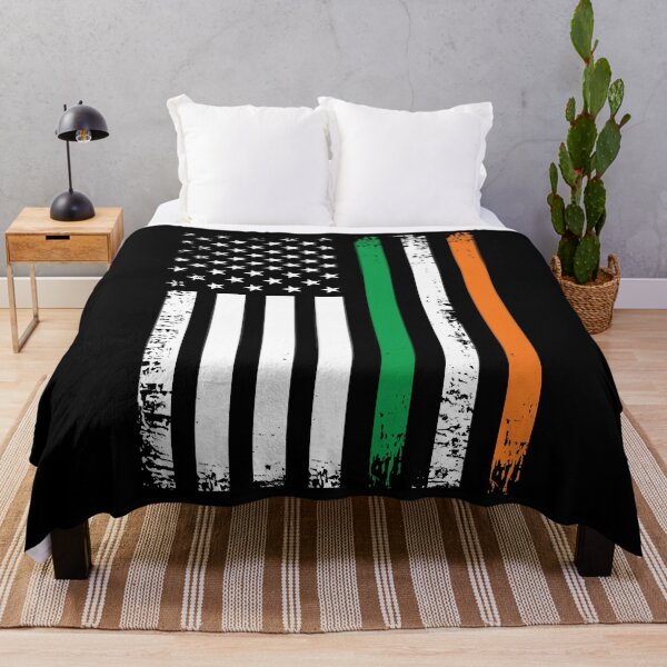 Item preview, Irish American Vintage Flag St. Patrick's Day designed and sold by funnierthanthou.