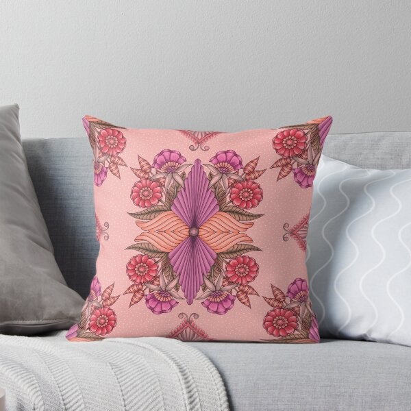Item preview, Fans of Flowers, Fantasy Flower Garden - Pink designed and sold by CLAldridgeArt.