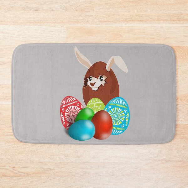 Item preview, Bunny with Colorful Easter Eggs designed and sold by TigsArts.