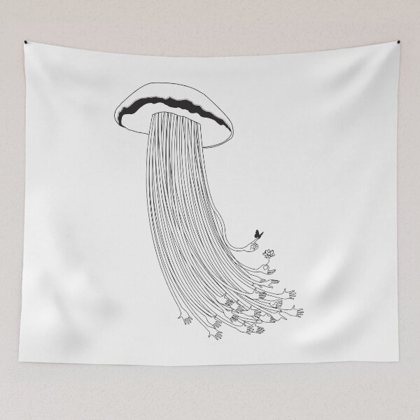 Item preview, Jellyfish (Black Print) designed and sold by Mathildashop.