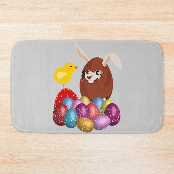 Item preview, Bunny and Chick with Easter Eggs designed and sold by TigsArts.