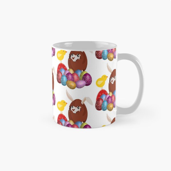 Item preview, Bunny and Chick with Easter Eggs designed and sold by TigsArts.