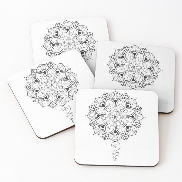 Item preview, Mandala (Black Print) designed and sold by Mathildashop.