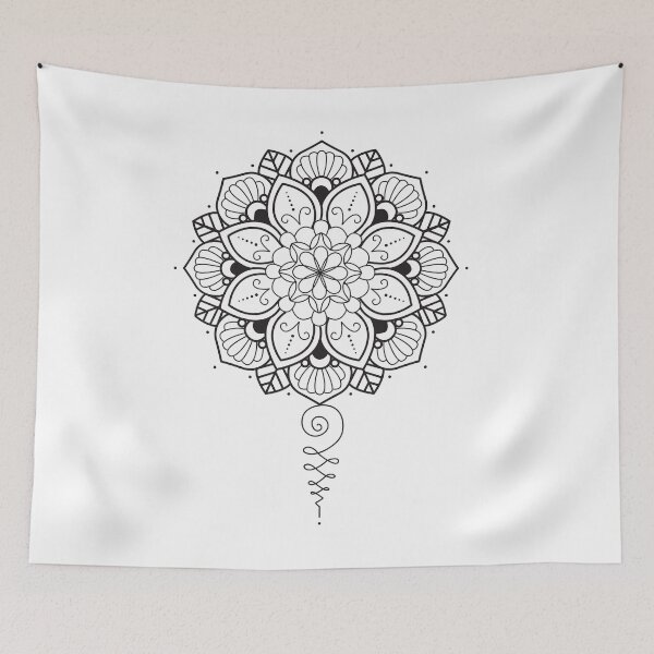 Item preview, Mandala (Black Print) designed and sold by Mathildashop.