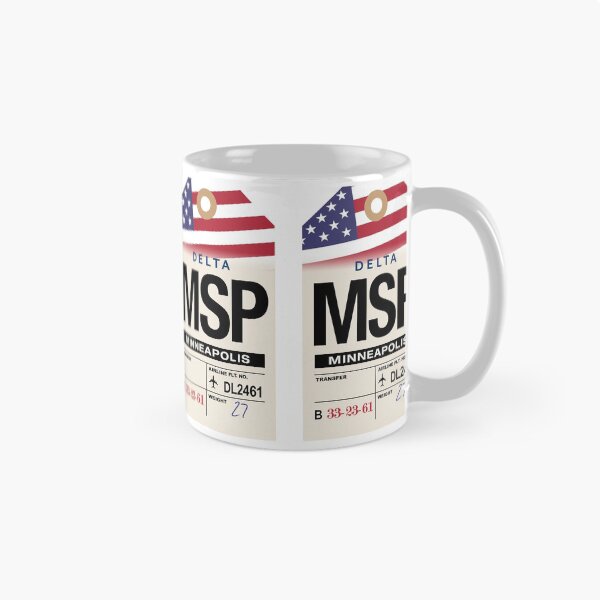 Item preview, Minneapolis (MSP) Minnisota Airline Luggage Tag designed and sold by travelwitheric.