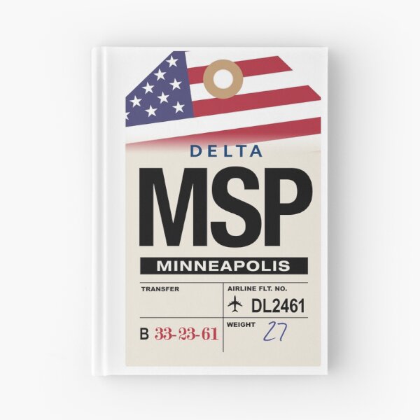 Item preview, Minneapolis (MSP) Minnisota Airline Luggage Tag designed and sold by travelwitheric.