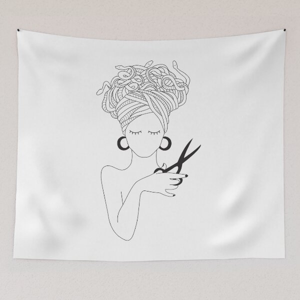 Item preview,  Medusa (Black Print) designed and sold by Mathildashop.