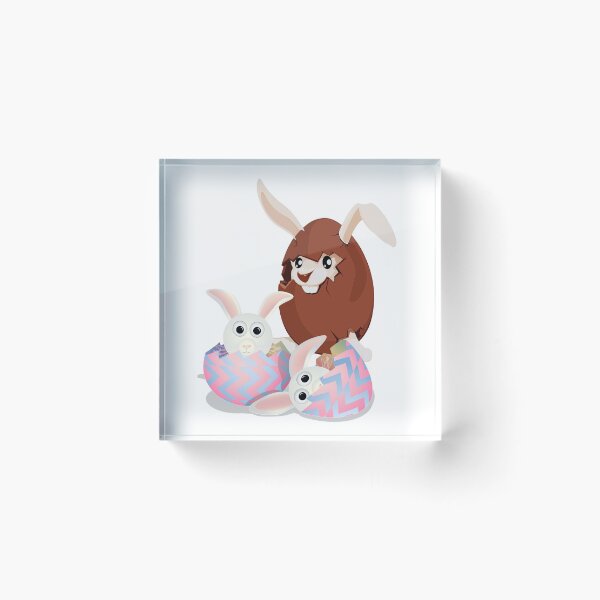 Item preview, Bunnies in Eggs for Easter designed and sold by TigsArts.