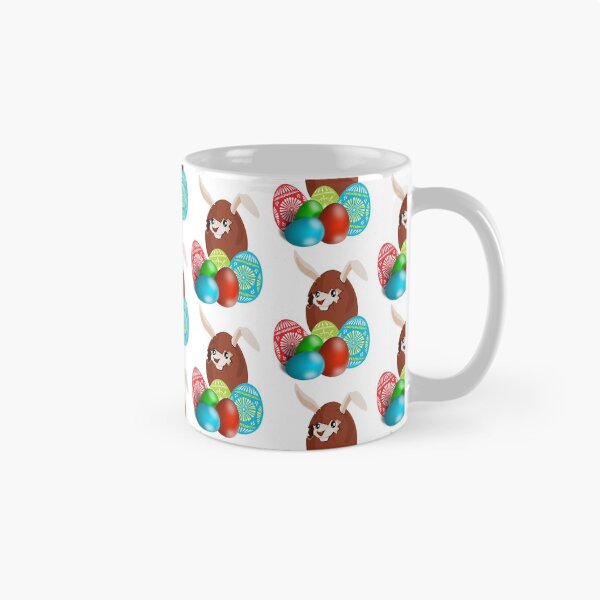 Item preview, Bunny with Colorful Easter Eggs designed and sold by TigsArts.