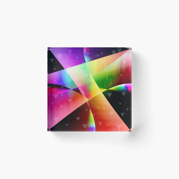 Item preview, multi colored curved abstract digital art  designed and sold by hutofdesigns.