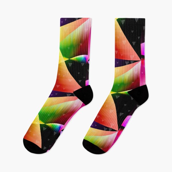 Item preview, multi colored curved abstract digital art  designed and sold by hutofdesigns.