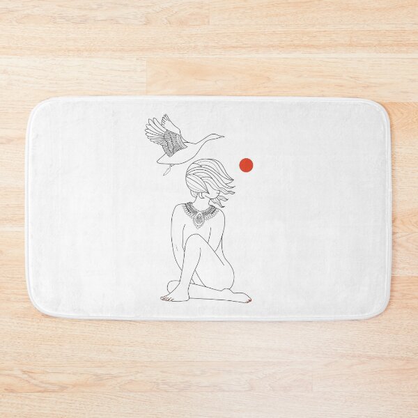 Item preview, Sunset Girl (Black Print) designed and sold by Mathildashop.