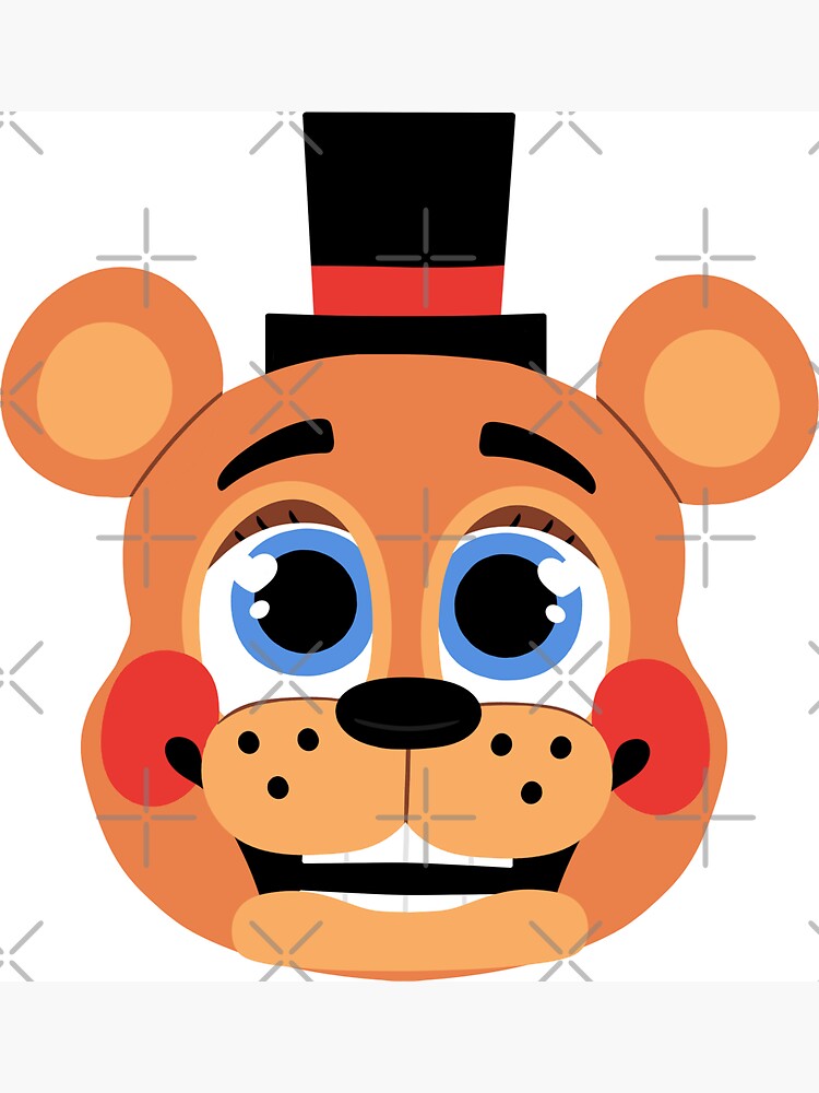 Freddy Fazbear Magnet for Sale by DragonessAnim