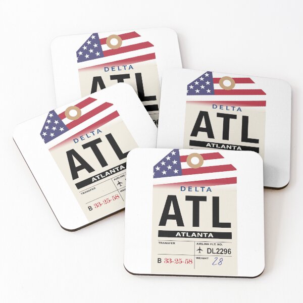 Item preview, Atlanta (ATL) Georgia Airline Luggage Tag designed and sold by travelwitheric.