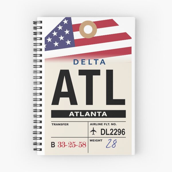 Item preview, Atlanta (ATL) Georgia Airline Luggage Tag designed and sold by travelwitheric.