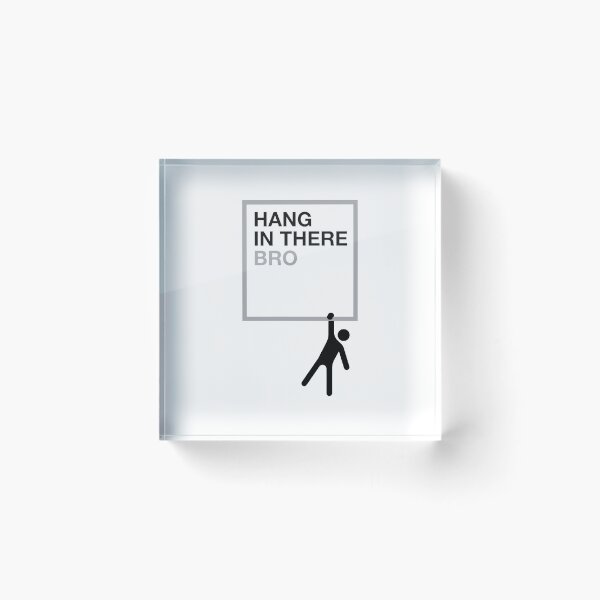 Item preview, HANG IN THERE BRO designed and sold by CHINESEARTII 符號印記.
