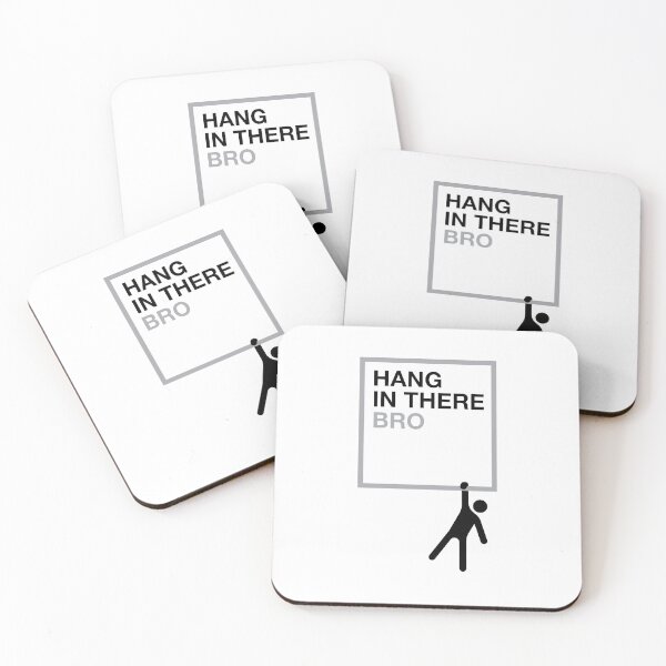 Item preview, HANG IN THERE BRO designed and sold by CHINESEARTII 符號印記.