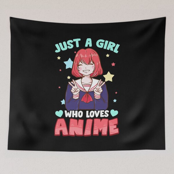 Artikelvorschau, Nur ein Mädchen, das Anime Cute Japanese Kawaii liebt entworfen und verkauft von perfectpresents.