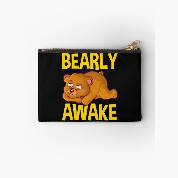Item preview, Bearly Awake Half Asleep Baby Bear Cub Pun designed and sold by perfectpresents.