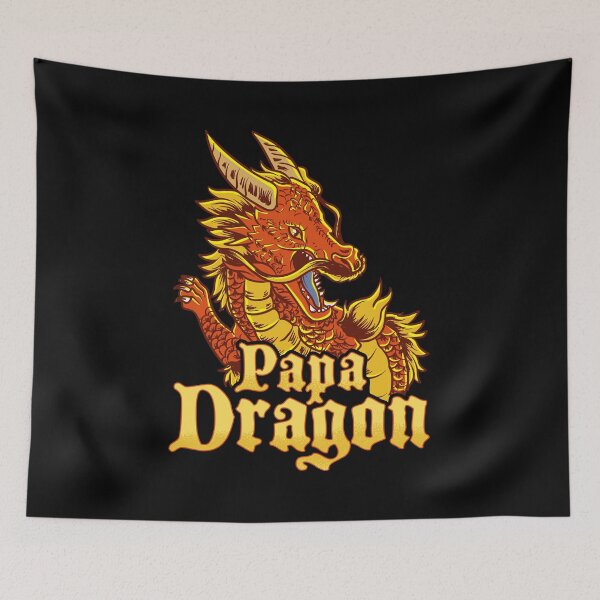 Item preview, Awesome Papa Dragon Fearsome Dragon Fantasy Dad designed and sold by perfectpresents.