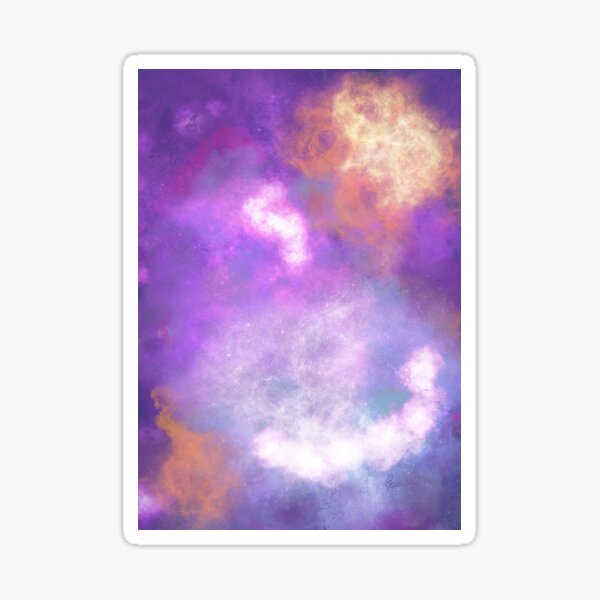 Abstract Nebula Sticker