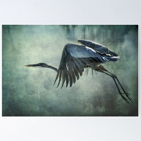 Item preview, The Great Blue Heron designed and sold by Saija  Lehtonen.