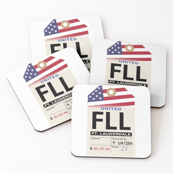 Item preview, Fort Lauderdale (FLL) Florida Airport Luggage Tag designed and sold by travelwitheric.