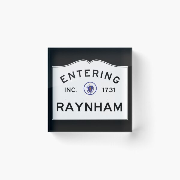 Item preview, Entering Raynham Massachusetts - Commonwealth of Massachusetts Road Sign designed and sold by NewNomads.
