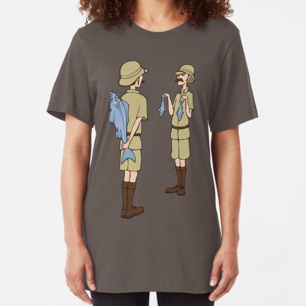 Fish Slapping Dance Slim Fit T-Shirt