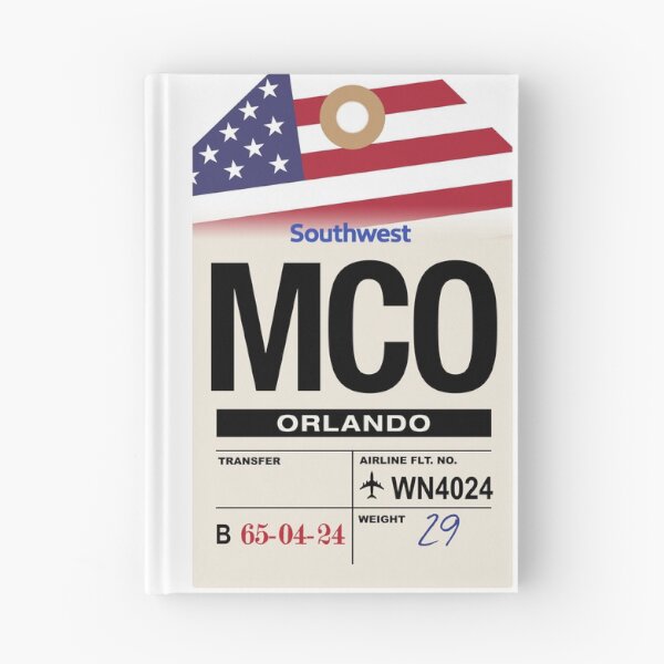 Item preview, Orlando (MCO) Florida Airline Luggage Tag designed and sold by travelwitheric.