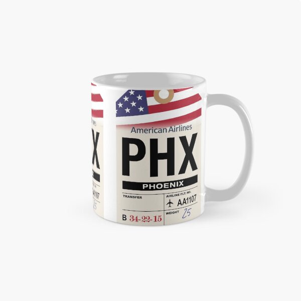 Artikelvorschau, Phoenix (PHX) Arizona Airline Gepäckanhänger entworfen und verkauft von travelwitheric.