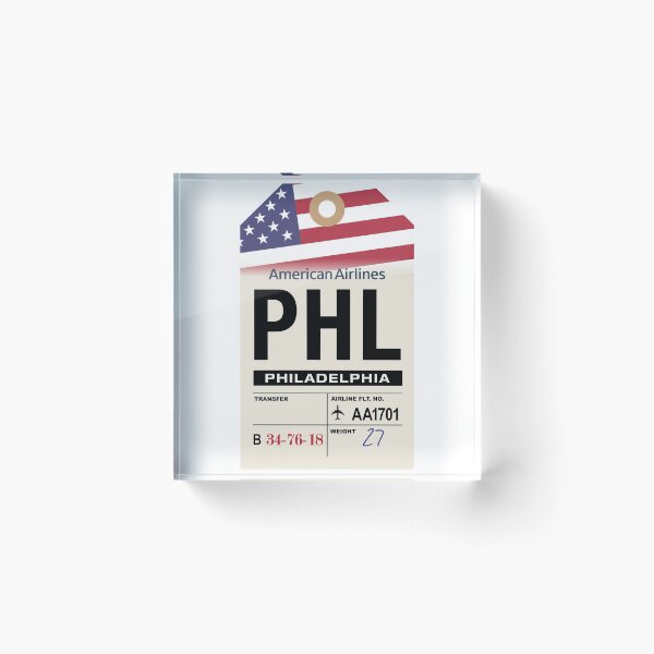 Item preview, Philadelphia (PHL) Pennsylvania Airline Luggage Tag designed and sold by travelwitheric.