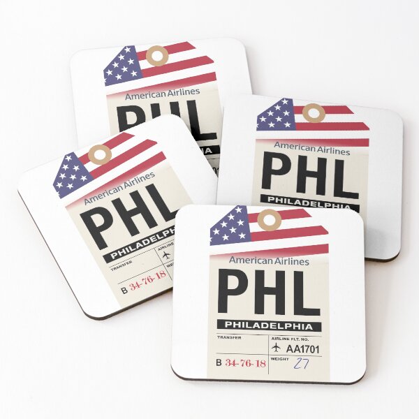 Item preview, Philadelphia (PHL) Pennsylvania Airline Luggage Tag designed and sold by travelwitheric.
