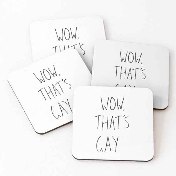 Item preview, WOW, THAT'S GAY designed and sold by Mgh12321.
