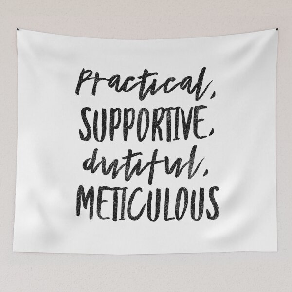 Item preview, ISFJ Practical Supportive Dutiful Meticulous designed and sold by ojdart.