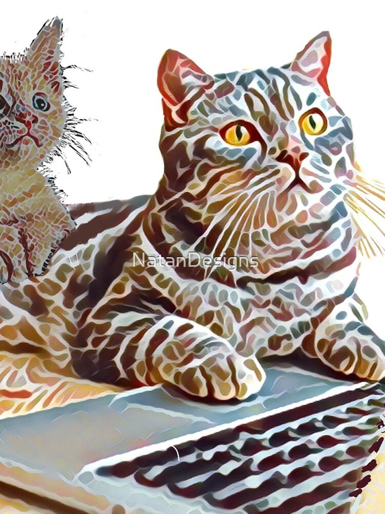 Thumbnail 4 of 4, iPhone Case, Computer cats. designed and sold by NatanDesigns.