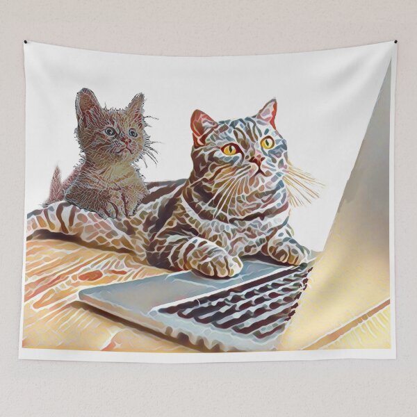 Item preview, Computer cats.  designed and sold by NatanDesigns.