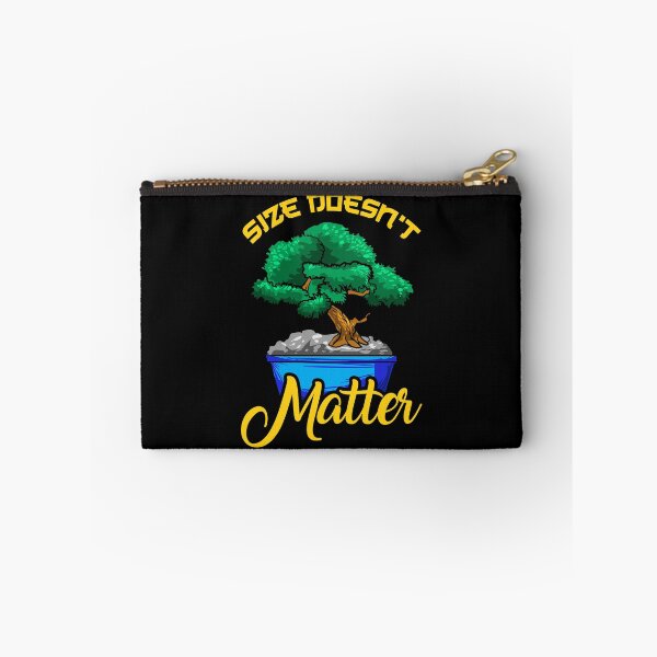Item preview, Funny Size Doesn't Matter Small Bonsai Tree Plant designed and sold by perfectpresents.