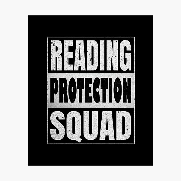 Item preview, Reading Protection Squad - Cute Books Appreciation design designed and sold by Grabitees.