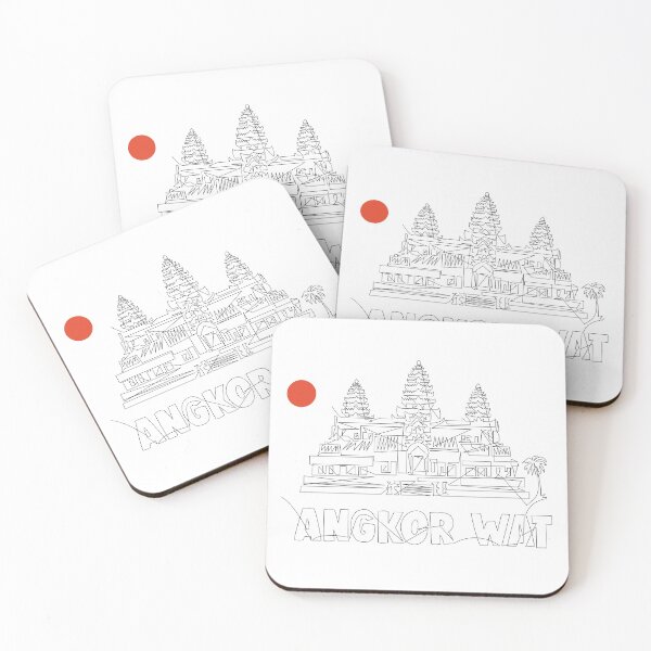 Item preview, Angkor Wat (Black Print) designed and sold by Mathildashop.
