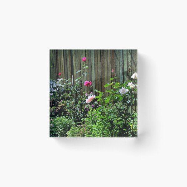 Item preview, A fence and flowers designed and sold by myraj.