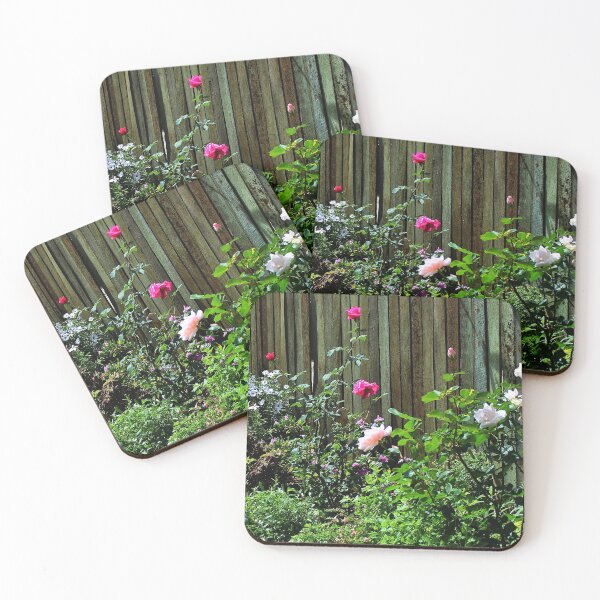 Item preview, A fence and flowers designed and sold by myraj.