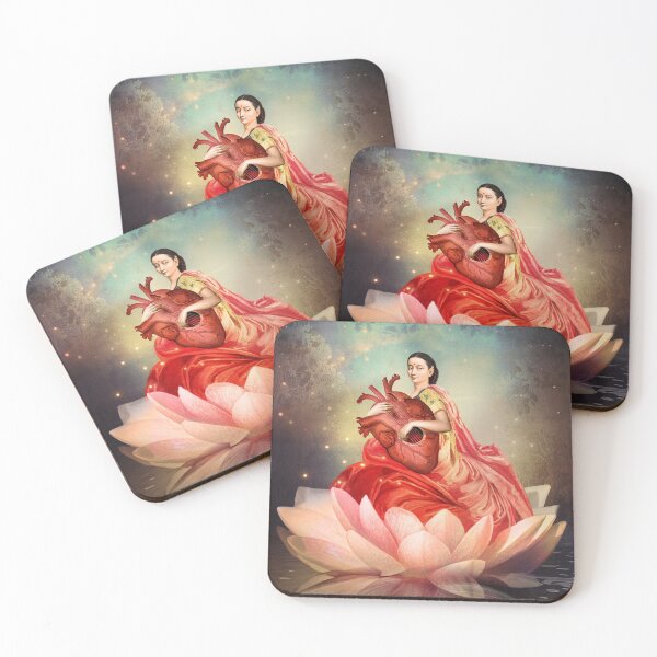 Digital artwork Coasters (Set of 4)