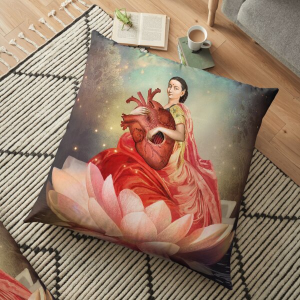Digital artwork Floor Pillow