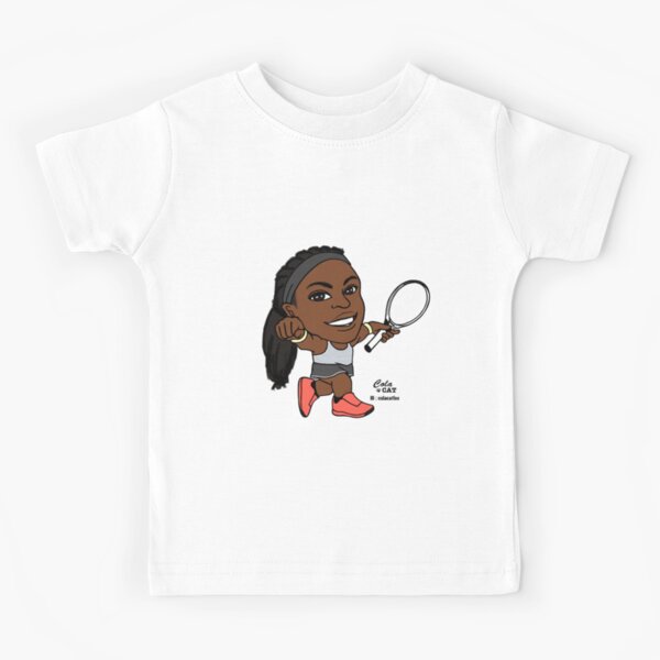 "Coco Gauff" Kids TShirt by Colacatlee Redbubble