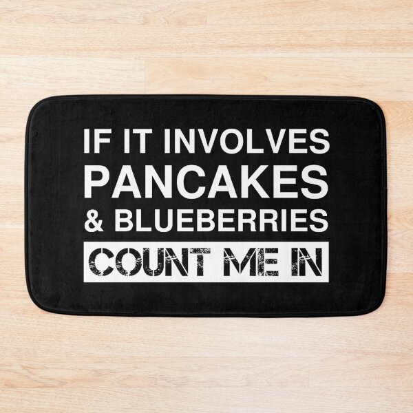 Item preview, Funny Pancakes And Blueberries American Breakfast Hotcake Griddlecake designed and sold by Creekman Designs.