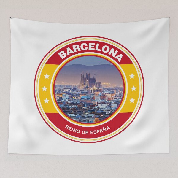 Item preview, Visit Barcelona Love Spain designed and sold by HelloFromAja.