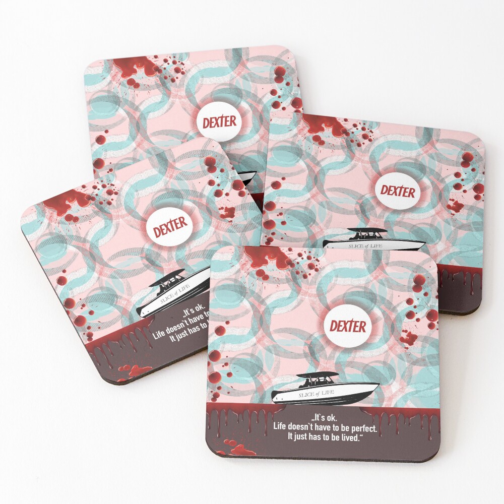 Dexter quote Coasters (Set of 4)